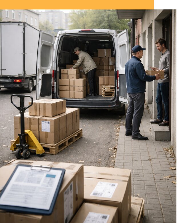 Доставка грузов от двери до двери с таможней от 46737 руб.