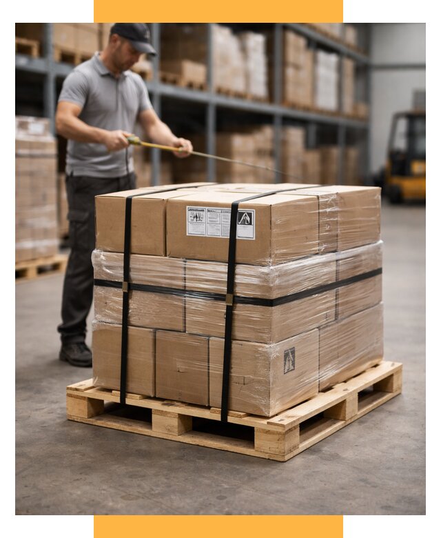 Упаковка и паллетирование грузов от 3635 р. | СетСервис-Бгв