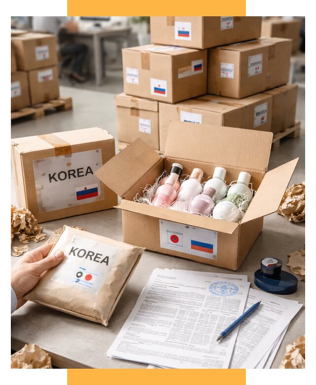 Доставка косметики из Кореи от 8828 р. под ключ | СетСервис-Бгв