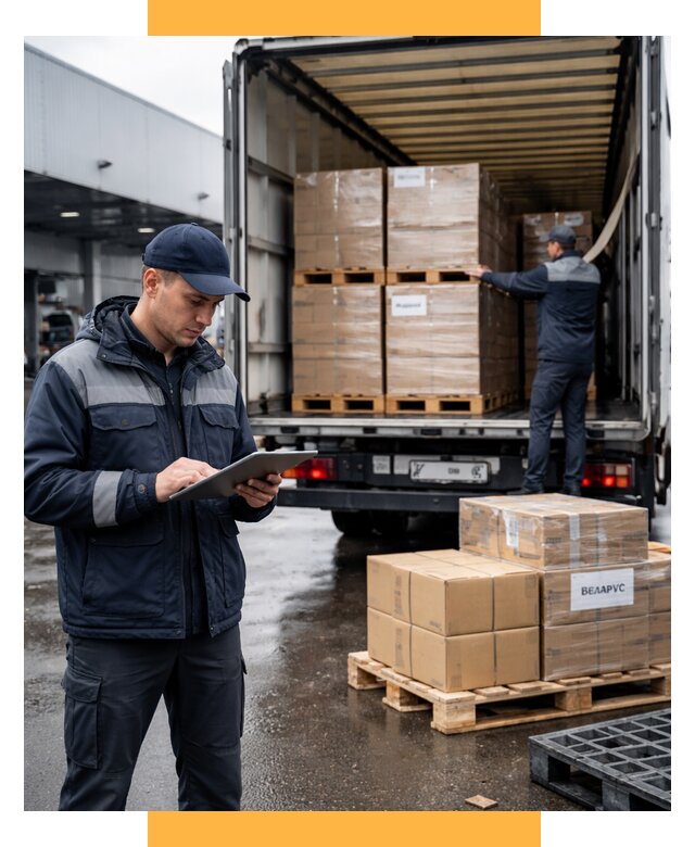 Доставка грузов из Беларуси от 15579 р. логистика СетСервис-Бгв