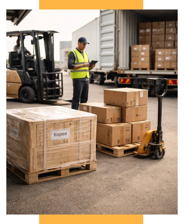 Доставка грузов в Корею из России от 36351 р. | СетСервис-Бгв