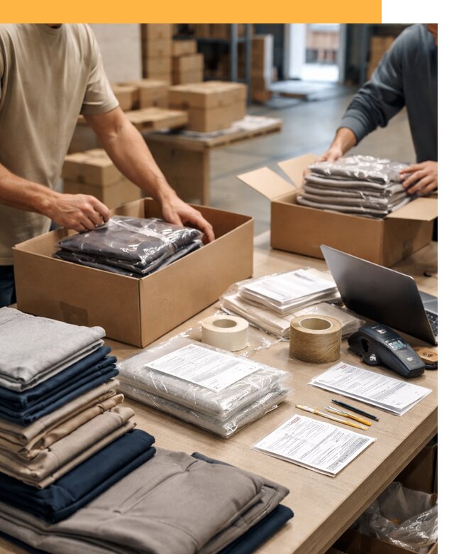 Перевозка одежды по миру от 7790 руб. с таможенным оформлением