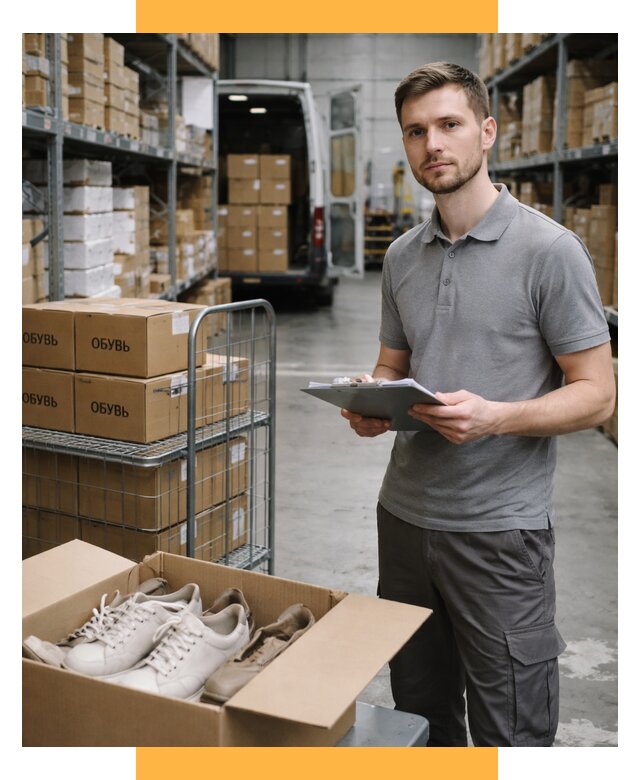 Доставка обуви из Китая и Турции от 4674 р. СетСервис-Бгв