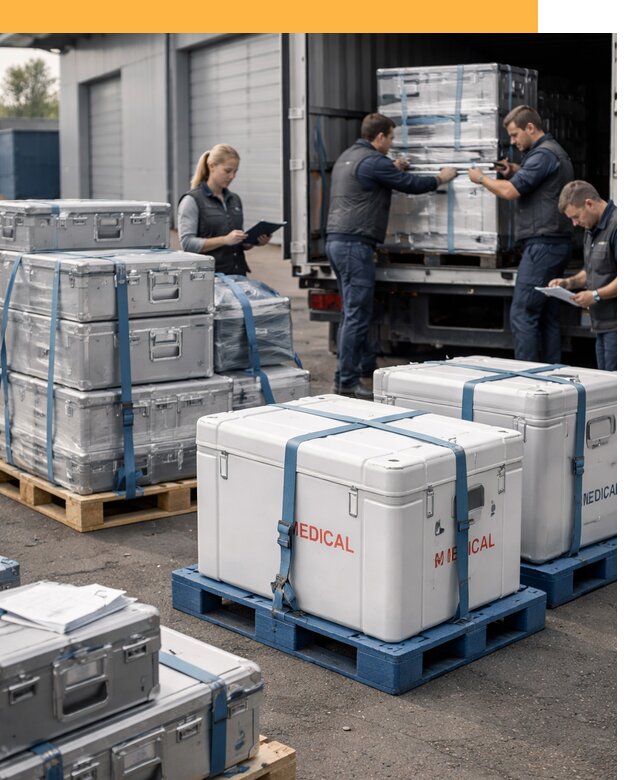 Перевозка медицинского оборудования по всему миру от 15579 руб