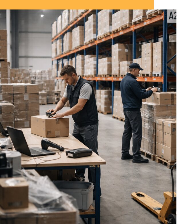 Склад консолидации в Европе: хранение, сортировка от 6751